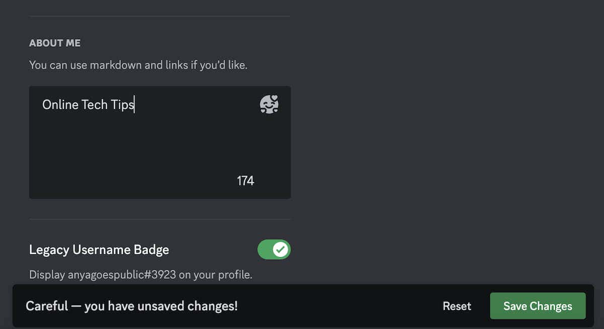 Featured image screenshot of the Discord profile changes